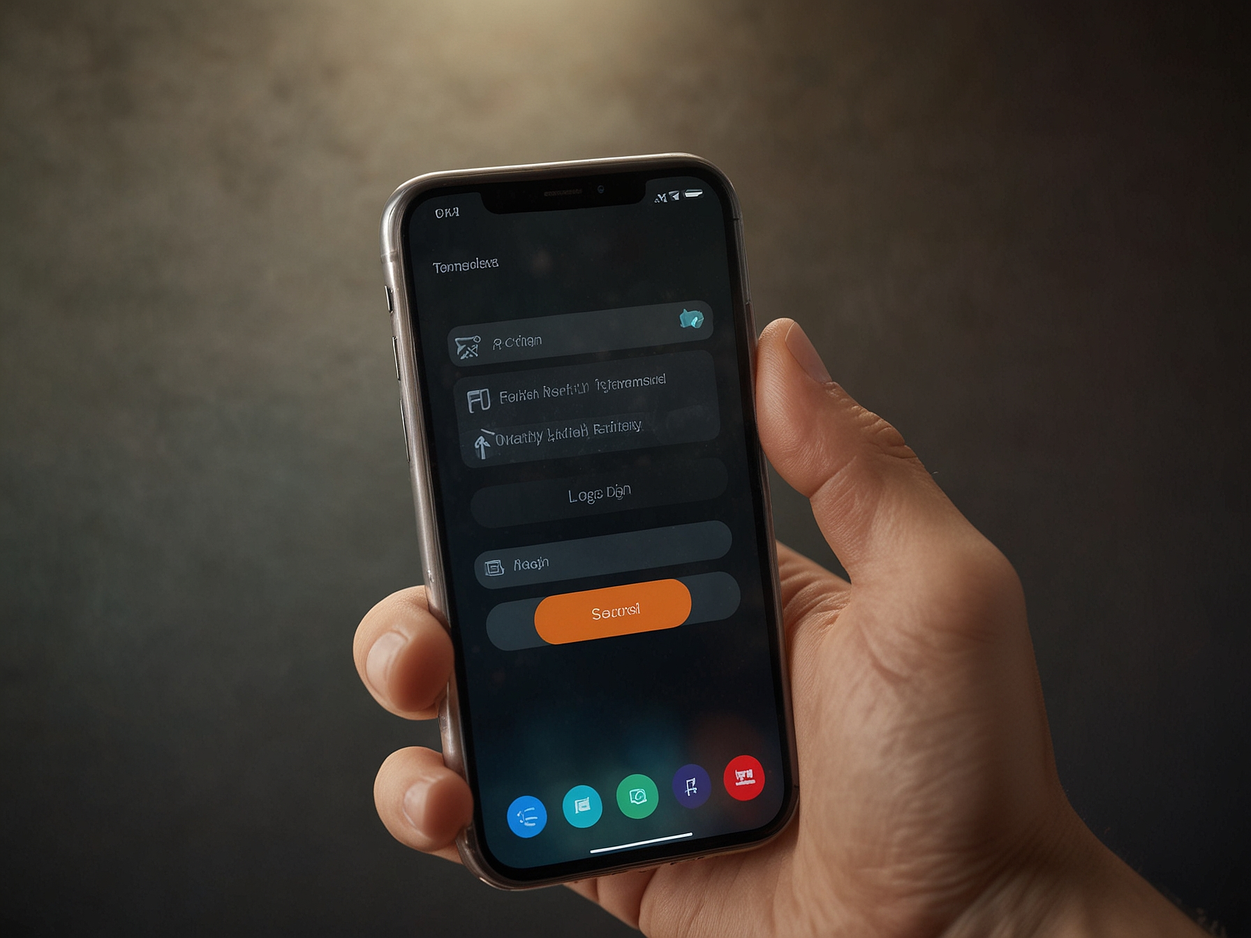 Minimalist security banner